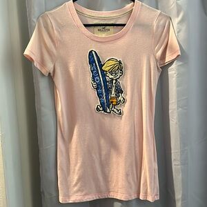 Baby Pink Hollister Tee